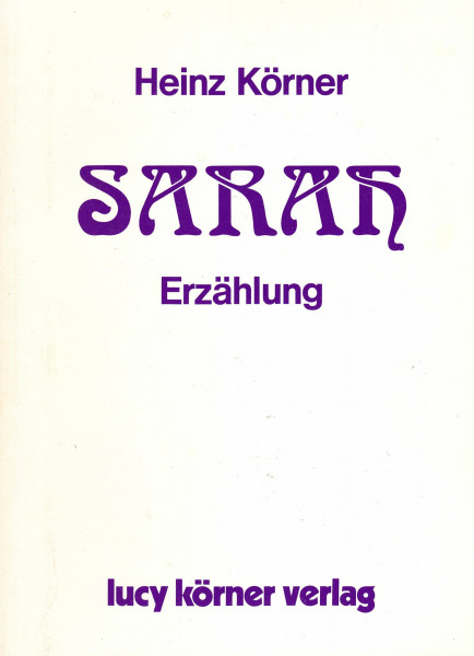 Sarah. Erzählung