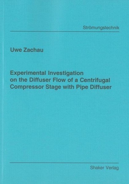 Experimental Investigation on the Diffuser Flow of a Centrifugal Compressor Stage with Pipe Diffuser