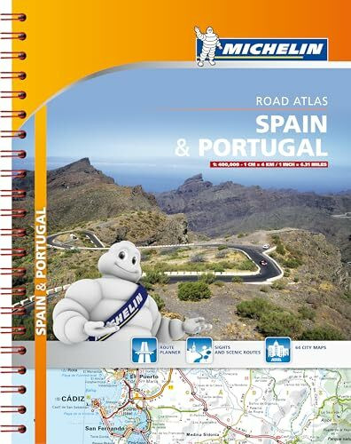 Michelin Straßenatlas Spanien & Portugal mit Spiralbindung (MICHELIN Atlanten)