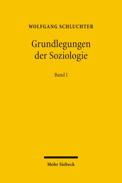 Grundlegungen der Soziologie. Eine Theoriegeschichte in systematischer Absicht / Grundlegungen der S