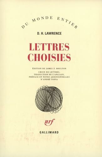 Lettres choisies