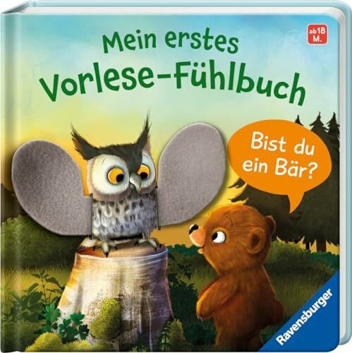 Mein erstes Vorlese-Fühlbuch: Bist du ein Bär? Eine erste Geschichte mit Fühlteilen für Kinder ab 18 Monaten, Kinderbuch