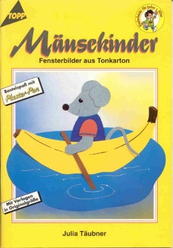 Mäusekinder: Kinderleichte Fensterbilder