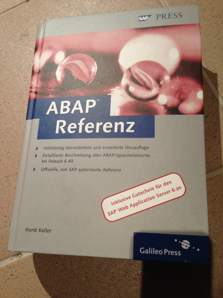 ABAP Referenz (Galileo SAP Press), mit 3 CD-ROMs