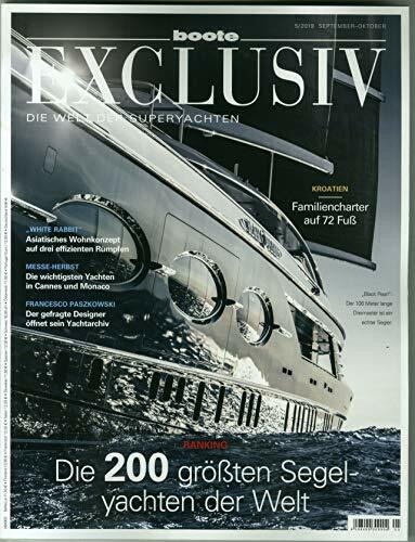 Boote Exclusiv 5/2019 "Die 200 größten Segelyachten"