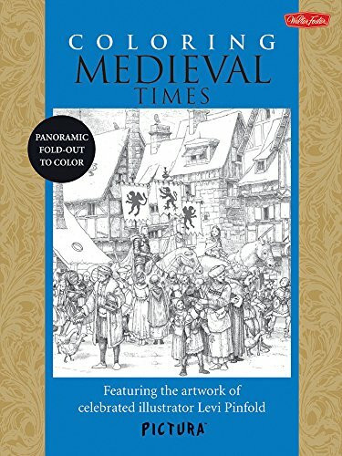 Coloring Medieval Times Adult Coloring Book