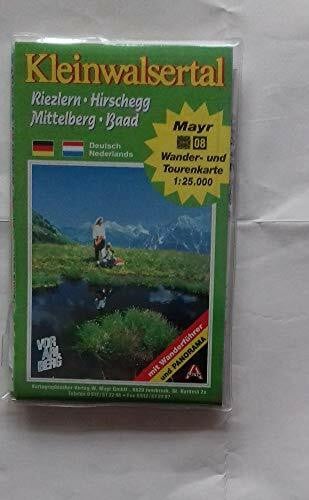 Kleinwalsertal: Wander- und Tourenkarte 1:25000 mit Wanderführer und Panorama. GPS-genau. (Mayr Wanderkarte)