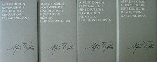 November 1918. Romantetralogie, 4 Bände.