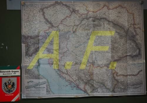 Österreich-Ungarn 1890 Faksimile: 1:1,5 Mill: Maßst. 1 : 1,5 Mio.