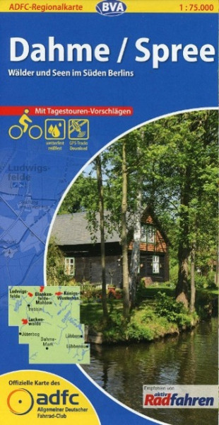 ADFC-Regionalkarte Dahme / Spree 1 : 75 000