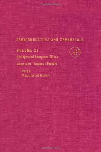 Semiconductors and Semimetals, Part A: Hydrogenated Amorphous Silicon : Preparation and Structure (Semiconductors & Semimetals)