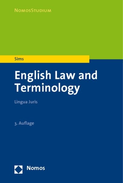 English Law and Terminology: Lingua Juris (Nomosstudium)