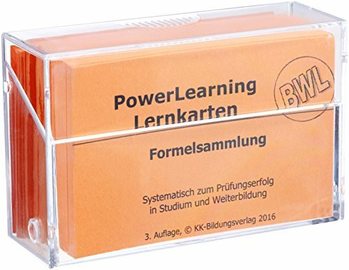 Formelsammlung BWL. PowerLearning Lernkarten