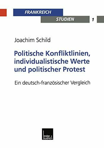 Politische Konfliktlinien, individualistische Werte und politischer Protest: Ein Deutsch-Französischer Vergleich (Frankreich - Studien) (German Edition) (Frankreich - Studien, 1, Band 1)