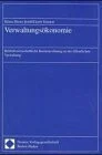 Verwaltungsökonomie: Betriebswirtschaftliche Kostenrechnung in der öffentlichen Verwaltung