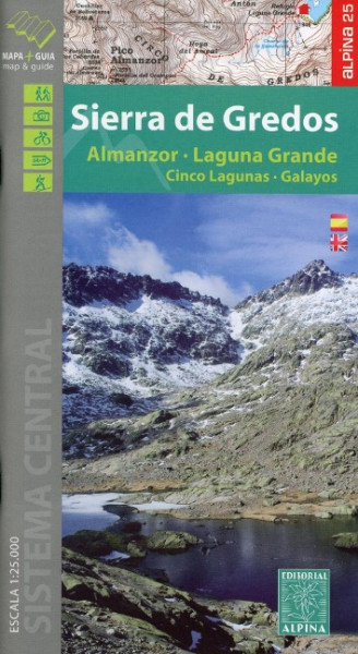 Wanderkarte Sierra Gredos 1:25 000