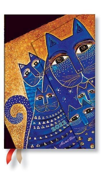 Katzen des Mittelmeers 12-Monatskalender 2022 Mini Verso