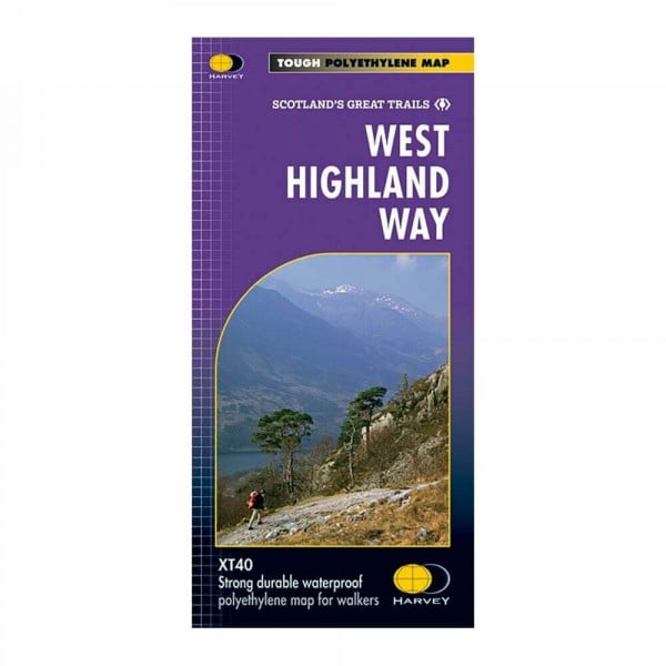 West Highland Way, Map: Polyethylene map for walkers. Strong durable waterproof (Trail Map XT40)