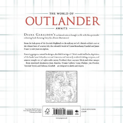 The Official Outlander Colouring Book