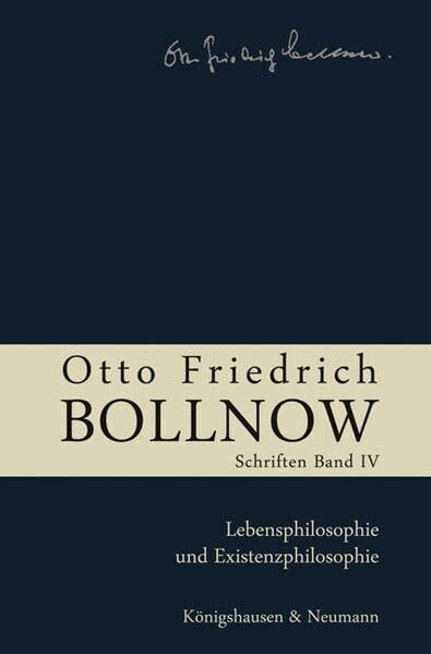Schriften, Band 4: Lebensphilosophie und Existenzphilosophie