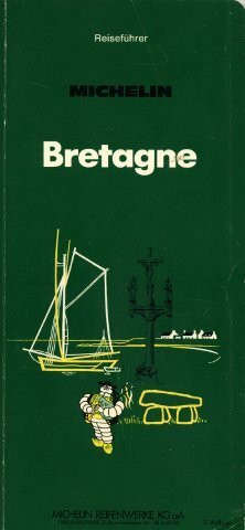 Michelin Bretagne Reiseführer in deutsch. Bau- und Kunstwerke, Landschaft, Tourenvorschläge.