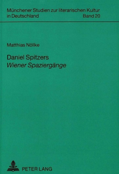 Daniel Spitzers «Wiener Spaziergänge»