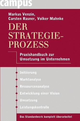 Der Strategieprozess: Praxishandbuch zur Umsetzung im Unternehmen Der Strategieprozess: Praxishandbuch zur Umsetzung im Unternehmen