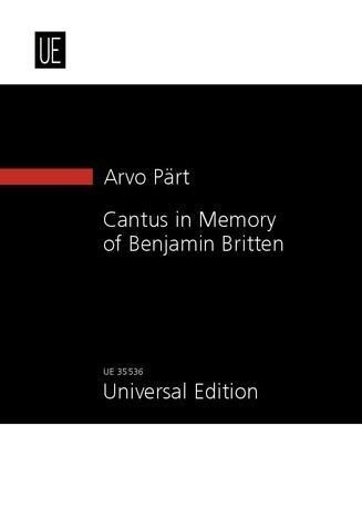 Cantus in Memory of Benjamin Britten