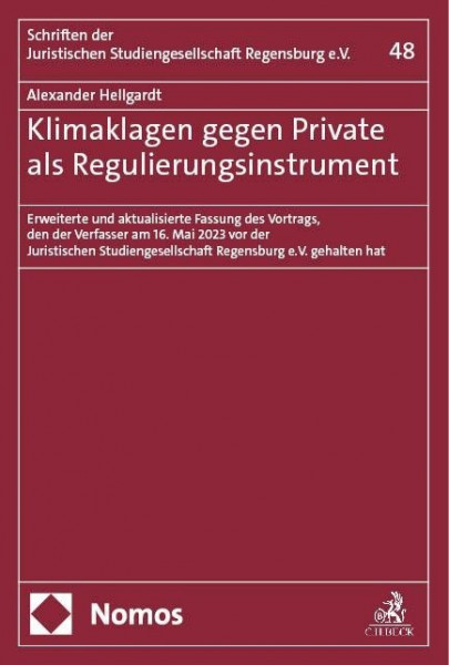 Klimaklagen gegen Private als Regulierungsinstrument