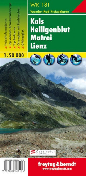 Kals - Heiligenblut - Matrei - Lienz 1 : 50 000