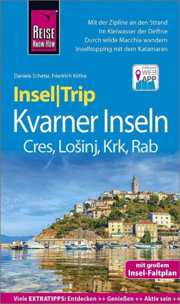 Reise Know-How InselTrip Kvarner Inseln (Cres, LoSinj, Krk, Rab)