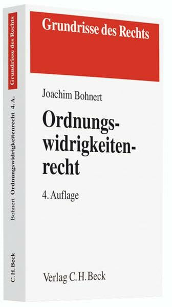 Ordnungswidrigkeitenrecht (Grundrisse des Rechts)
