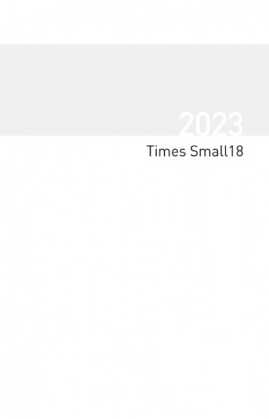 Buchkalender Times Small18 Einlage 2023/2024 18 Monate