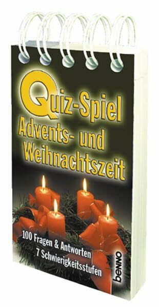 Quiz-Spiel Advents- und Weihnachtszeit: 100 Fragen & Antworten . 7 Schwierigkeitsstufen