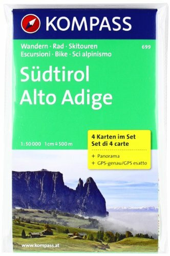 Südtirol/Alto Adige: 1 : 50 000. Wander-, Rad- und Skitouren. Mit Panorama. GPS-genau.