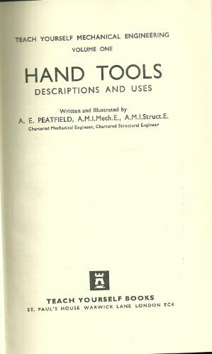 Hand Tools (v. 1) (Teach Yourself)