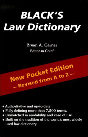 Blacks Law Dictionary
