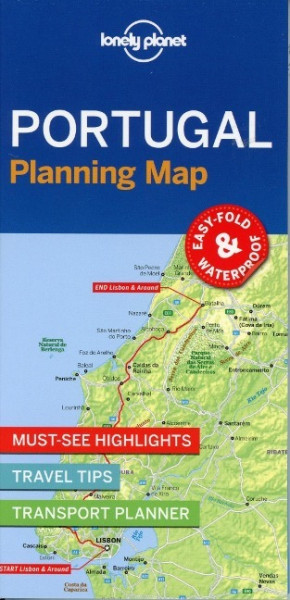 Lonely Planet Portugal Planning Map