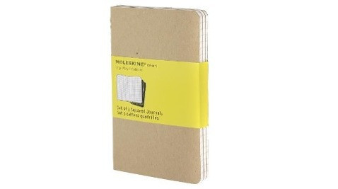 Moleskine Squared Cahier - Kraft Cover (3 Set)