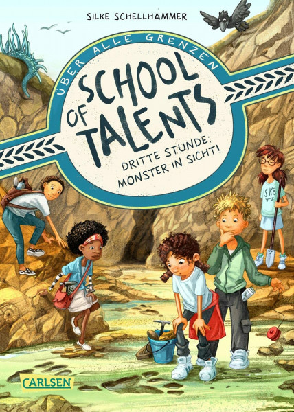 School of Talents 3: Dritte Stunde: Monster in Sicht!: Witzige Kinderbuchreihe ab 8 Jahren über ein geheimes Internat für Kinder mit übernatürlichen Begabungen (3)