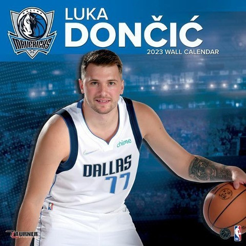 Dallas Mavericks Luka Doncic 2023 12x12 Player Wall Calendar
