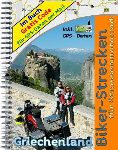 Motorrad Reiseführer Griechenland (Strassentour 7-10 Tage) mit GPX Daten Downloadcode