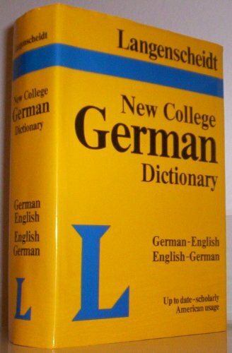 Dic Langenscheidt New College German: German-English English-German (Langenscheidt New College Dictionary)