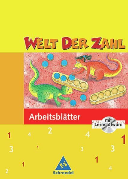 Welt der Zahl / Welt der Zahl - Ausgabe 2004 Hessen, Rheinland-Pfalz und Saarland: Ausgabe 2004 Hessen, Rheinland-Pfalz und Saarland / Arbeitsheft 1 mit CD-ROM