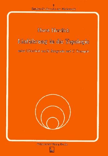 Topologie - Einführung: Metrische Räume (Berliner Studienreihe zur Mathematik)