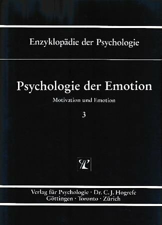 Enzyklopädie der Psychologie, Bd.3, Psychologie der Emotionen