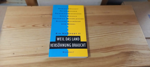 Ein Manifest II: Weil das Land Versöhnung braucht