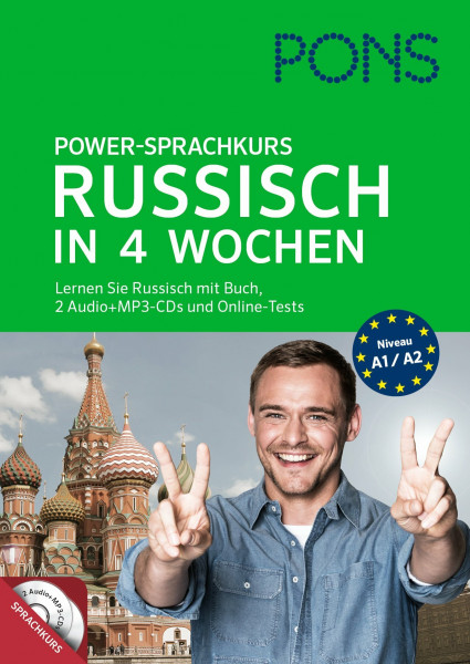 PONS Power-Sprachkurs Russisch: Lernen Sie Russisch mit Buch, 2 Audio+MP3-CDs und Online-Tests