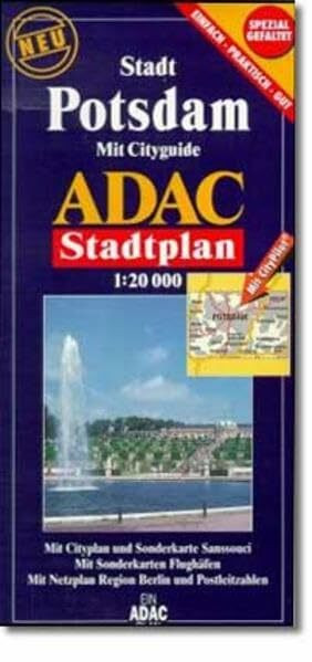 ADAC Stadtpläne, spezialgefaltet, Potsdam (ADAC Stadtplan spezialgefaltet)