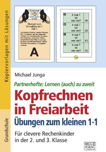 Kopfrechnen in Freiarbeit - Übungen zum kleinen 1x1